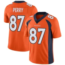 Men's A.T. Perry Denver Broncos No.87 Limited Team Color Vapor Untouchable Jersey - Orange