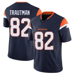 Men's Adam Trautman Denver Broncos No.82 Limited Alternate Vapor F.U.S.E. Jersey - Navy