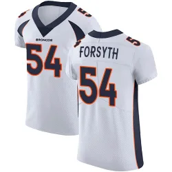 Men's Alex Forsyth Denver Broncos No.54 Elite Vapor Untouchable Jersey - White