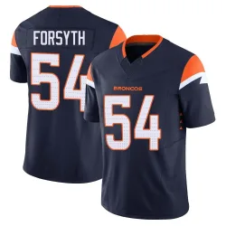 Men's Alex Forsyth Denver Broncos No.54 Limited Alternate Vapor F.U.S.E. Jersey - Navy