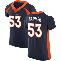 Men's Andrew Farmer Denver Broncos No.53 Elite Alternate Vapor Untouchable Jersey - Navy