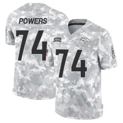 Men's Ben Powers Denver Broncos No.74 Limited 2024 Salute to Service Jersey - Arctic Camo