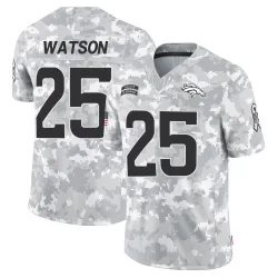 Men's Blake Watson Denver Broncos No.25 Limited 2024 Salute to Service Jersey - Arctic Camo