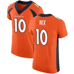 Men's Bo Nix Denver Broncos No.10 Elite Team Color Vapor Untouchable Jersey - Orange