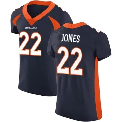 Men's Brandon Jones Denver Broncos No.22 Elite Alternate Vapor Untouchable Jersey - Navy