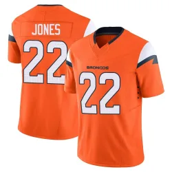 Men's Brandon Jones Denver Broncos No.22 Limited Vapor F.U.S.E. 2nd Jersey - Orange