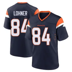 Men's Caleb Lohner Denver Broncos No.84 Game Alternate Jersey - Navy
