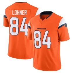 Men's Caleb Lohner Denver Broncos No.84 Limited Vapor F.U.S.E. 2nd Jersey - Orange