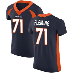 Men's Cam Fleming Denver Broncos No.71 Elite Alternate Vapor Untouchable Jersey - Navy