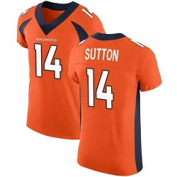 Men's Courtland Sutton Denver Broncos No.14 Elite Team Color Vapor Untouchable Jersey - Orange