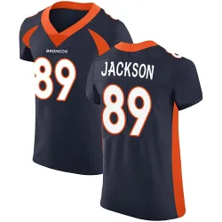 Men's Courtney Jackson Denver Broncos No.89 Elite Alternate Vapor Untouchable Jersey - Navy