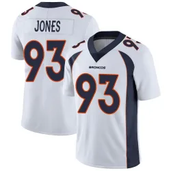 Men's D.J. Jones Denver Broncos No.93 Limited Vapor Untouchable Jersey - White