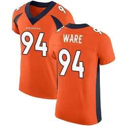 Men's DeMarcus Ware Denver Broncos No.94 Elite Team Color Vapor Untouchable Jersey - Orange
