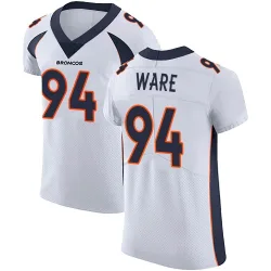 Men's DeMarcus Ware Denver Broncos No.94 Elite Vapor Untouchable Jersey - White