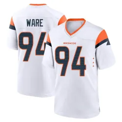 Men's DeMarcus Ware Denver Broncos No.94 Game 2nd Jersey - White
