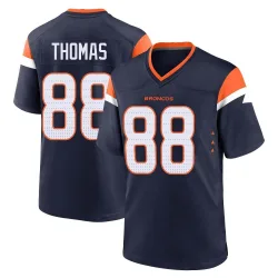 Men's Demaryius Thomas Denver Broncos No.88 Game Alternate Jersey - Navy