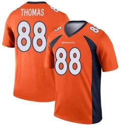 Men's Demaryius Thomas Denver Broncos No.88 Legend Jersey - Orange