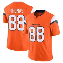 Men's Demaryius Thomas Denver Broncos No.88 Limited Vapor F.U.S.E. 2nd Jersey - Orange