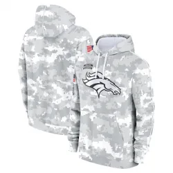 Men's Denver Broncos No. 2024 Salute to Service Club Fleece Pullover Hoodie - Arctic Camo