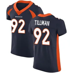 Men's Dondrea Tillman Denver Broncos No.92 Elite Alternate Vapor Untouchable Jersey - Navy