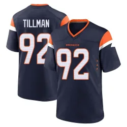 Men's Dondrea Tillman Denver Broncos No.92 Game Alternate Jersey - Navy