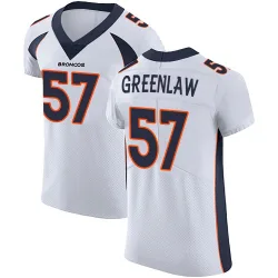 Men's Dre Greenlaw Denver Broncos No.57 Elite Vapor Untouchable Jersey - White