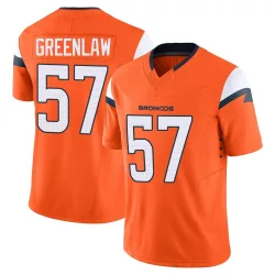 Men's Dre Greenlaw Denver Broncos No.57 Limited Vapor F.U.S.E. 2nd Jersey - Orange