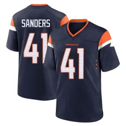 Men's Drew Sanders Denver Broncos No.41 Game Alternate Jersey - Navy