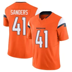 Men's Drew Sanders Denver Broncos No.41 Limited Vapor F.U.S.E. 2nd Jersey - Orange