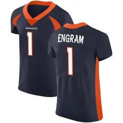 Men's Evan Engram Denver Broncos No.1 Elite Alternate Vapor Untouchable Jersey - Navy