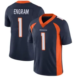Men's Evan Engram Denver Broncos No.1 Limited Vapor Untouchable Jersey - Navy