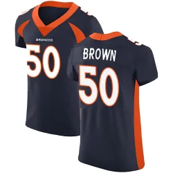 Men's JB Brown Denver Broncos No.50 Elite Alternate Vapor Untouchable Jersey - Navy