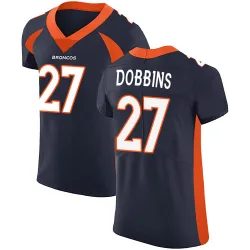 Men's J.K. Dobbins Denver Broncos No.27 Elite Alternate Vapor Untouchable Jersey - Navy