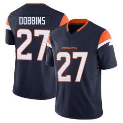 Men's J.K. Dobbins Denver Broncos No.27 Limited Alternate Vapor F.U.S.E. Jersey - Navy