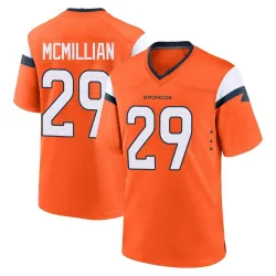 Men's Ja'Quan McMillian Denver Broncos No.29 Game Jersey - Orange