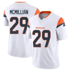 Men's Ja'Quan McMillian Denver Broncos No.29 Limited Vapor F.U.S.E. Jersey - White