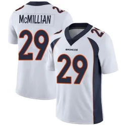 Men's Ja'Quan McMillian Denver Broncos No.29 Limited Vapor Untouchable Jersey - White