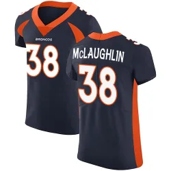 Men's Jaleel McLaughlin Denver Broncos No.38 Elite Alternate Vapor Untouchable Jersey - Navy