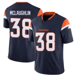 Men's Jaleel McLaughlin Denver Broncos No.38 Limited Alternate Vapor F.U.S.E. Jersey - Navy