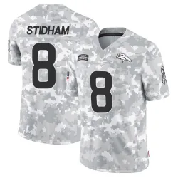 Men's Jarrett Stidham Denver Broncos No.8 Limited 2024 Salute to Service Jersey - Arctic Camo
