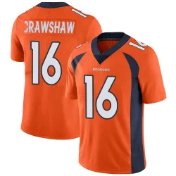 Men's Jeremy Crawshaw Denver Broncos No.16 Limited Team Color Vapor Untouchable Jersey - Orange