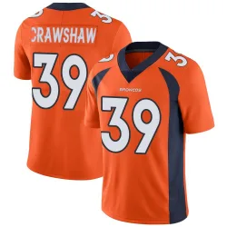 Men's Jeremy Crawshaw Denver Broncos No.39 Limited Team Color Vapor Untouchable Jersey - Orange