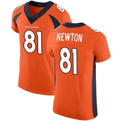 Men's Jerjuan Newton Denver Broncos No.81 Elite Team Color Vapor Untouchable Jersey - Orange