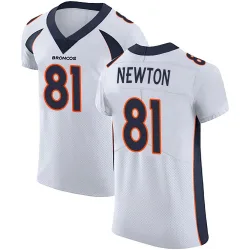 Men's Jerjuan Newton Denver Broncos No.81 Elite Vapor Untouchable Jersey - White