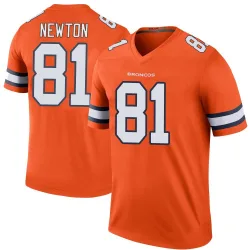 Men's Jerjuan Newton Denver Broncos No.81 Legend Color Rush Jersey - Orange