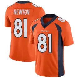 Men's Jerjuan Newton Denver Broncos No.81 Limited Team Color Vapor Untouchable Jersey - Orange