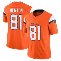 Men's Jerjuan Newton Denver Broncos No.81 Limited Vapor F.U.S.E. 2nd Jersey - Orange