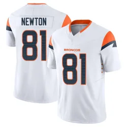 Men's Jerjuan Newton Denver Broncos No.81 Limited Vapor F.U.S.E. Jersey - White