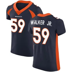 Men's Johnny Walker Jr. Denver Broncos No.59 Elite Alternate Vapor Untouchable Jersey - Navy