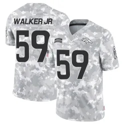 Men's Johnny Walker Jr. Denver Broncos No.59 Limited 2024 Salute to Service Jersey - Arctic Camo